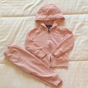 pink polo sweat suits